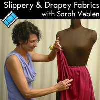 Click to magnify/shrink Sewing with Slippery & Drapey Fabrics