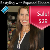 Click to magnify/shrink Restyling with Exposed Zippers