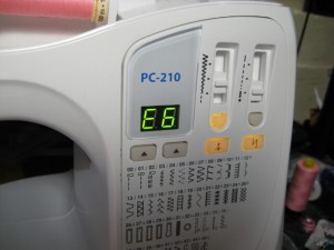 close-up of Brother PC 210 close-up of Brother PC 210