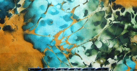 citrine/ocean abstract cotton voile woven citrine/ocean abstract cotton voile woven