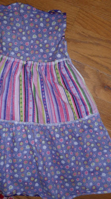 Sew the front to back at the side seams Sew the front to back at the side seams