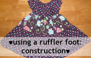 You can gather the strips quickly with your ruffler foot, attach them, and trim off any excess. You can gather the strips quickly with your ruffler foot, attach them, and trim off any excess.