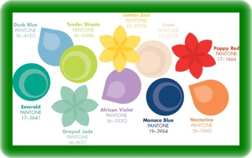 Pantone 2013 Trend Colors