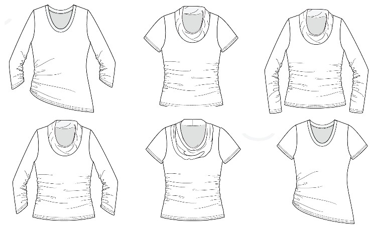 Click to magnify/shrink Line Drawing
