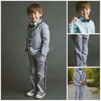 Trendy Tuxedo Shirt & Pants