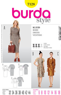 Burda 7128 Pattern