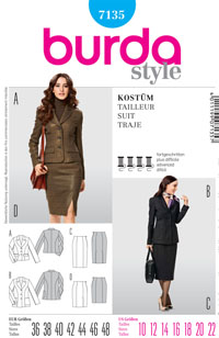 Burda 7135 Pattern