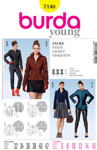 Burda 7140 Pattern