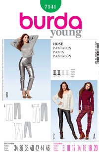 Burda 7141 Pattern