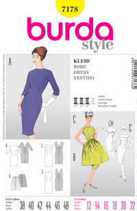 Burda 7178 Pattern