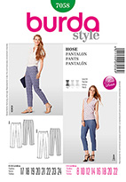Burda 7058 Pattern