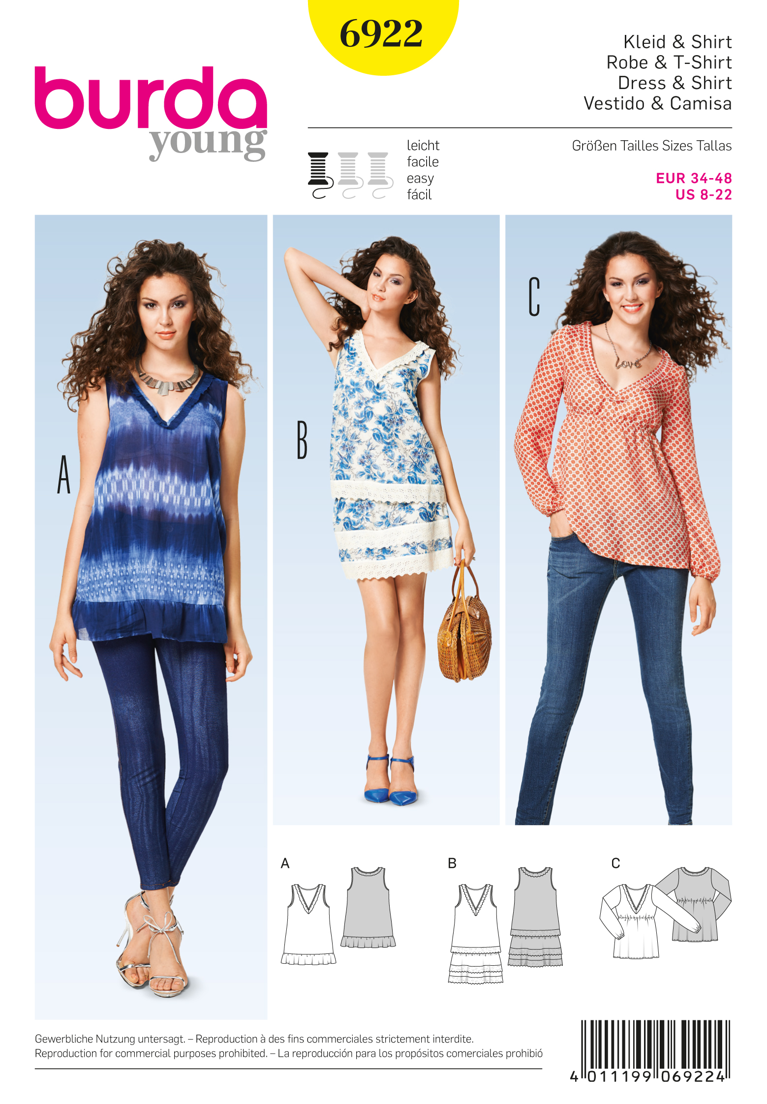 Click to magnify/shrink Burda 6922