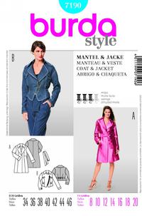 Burda 7190 Pattern