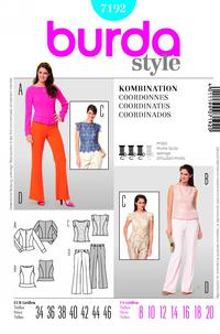 Burda 7192 Pattern
