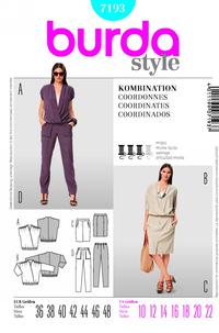 Burda 7193 Pattern