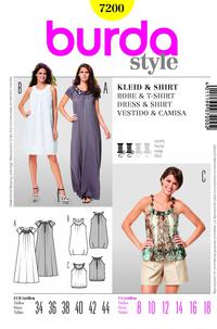Burda 7200 Pattern