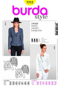 Burda 7212 Pattern