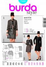 Burda 7303 Pattern