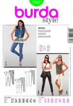 Burda 7343 Pattern