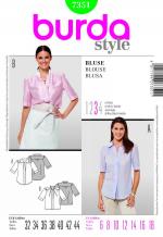 Burda 7351 Pattern