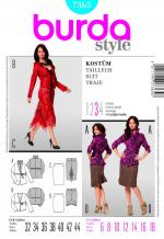 Burda 7365 Pattern