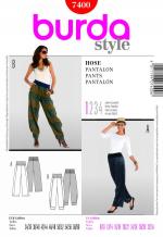 Burda 7400 Pattern