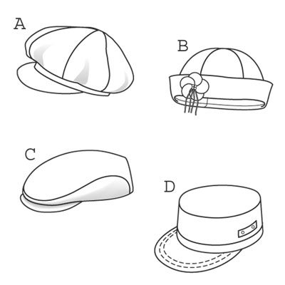 Free Baby  Sewing Pattern on Burda 9587 From Burda Patterns Is A Hats  Caps Sewing Pattern