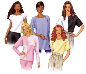 Butterick fast & easy tops 3030