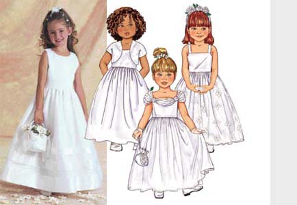 flower girl dress patterns