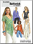 Butterick 4989 Pattern ( Size LRG-XLG )