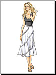 Butterick 5042 Pattern ( Size 8-10-12-14 )