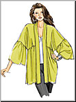 Butterick 5224 Pattern ( Size XSM-SML-MED )