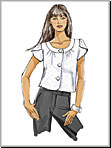 Butterick 5360 Pattern ( Size 6-8-10-12 )
