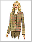Butterick 5400 Pattern ( Size 8-10-12-14 )