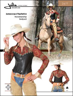  Jalie 2677 from Jalie patterns is a Horsemanship bodysuit sewing pattern