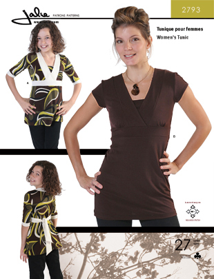 Jalie 2793 from Jalie patterns is a Tunics sewing pattern