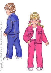 Kwik Sew Toddlers Jacket & Pants 3113