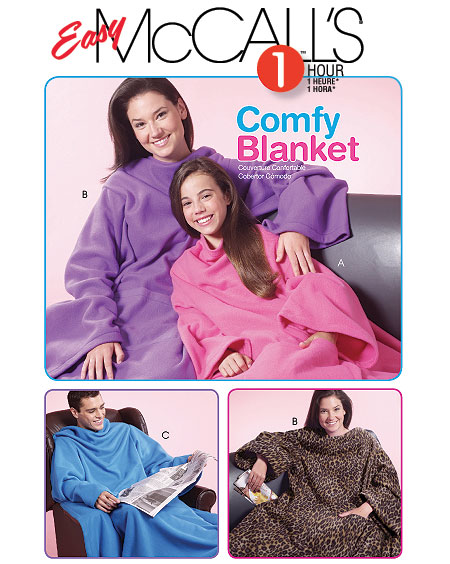 Pattern Review McCalls 5970 Comfy Blanket Snuggie