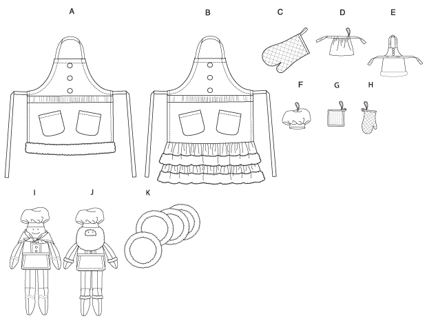 Click to magnify/shrink Line Drawing