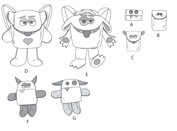 Click to magnify/shrink Line Drawing
