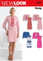 New Look 6021 Pattern ( Size 10-12-14-16-18-20-22 )