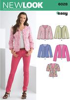 New Look 6028 Pattern ( Size 8-10-12-14-16-18 )