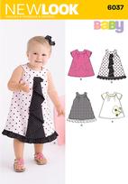 New Look 6037 Pattern ( Size NB-S-M-L )