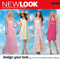 New Look 6046 Pattern ( Size 4-6-8-10-12-14-16 )