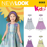 New Look 6063 Pattern ( Size 1/2-1-2-3-4 )