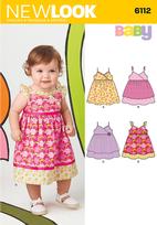 New Look 6112 Pattern ( Size NB-S-M-L )