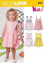 New Look 6113 Pattern ( Size 1/2-1-2-3-4 )