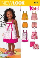 New Look 6114 Pattern ( Size 1/2-1-2-3-4 )