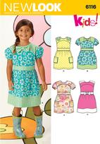 New Look 6116 Pattern ( Size 3-4-5-6-7-8 )