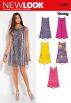 New Look 6125 Pattern ( Size 10-12-14-16-18-20-22 )